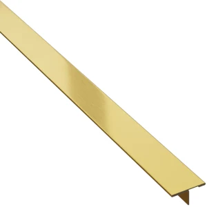 Teownik T aluminiowy anodowany złoty 26mm długość 2,5m
