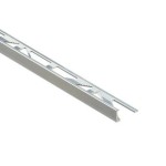 Narożnik aluminiowy prosty krawędź aluminium szczotkowane 8 mm 2,5mb