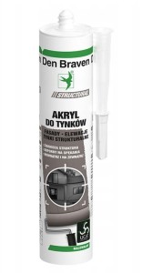 Silikon DenBraven Akryl-ST do tynków 300ml