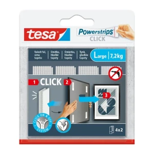 TESA Rzep CLICK biały L 7,2kg 4x2
