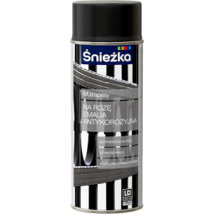 SPRAY Śnieżka na rdzę czarna 400ml