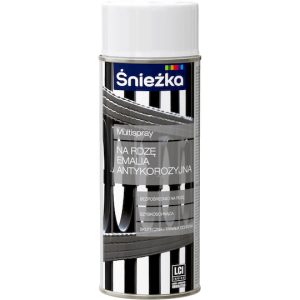 SPRAY Śnieżka na rdzę biały półmat 400ml