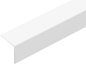 Kątownik aluminiowy lakier biały 10x10 2,5mb