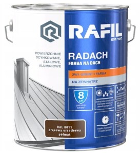 RADACH  5L BRĄZ ORZECHOWY półmat RAL8911