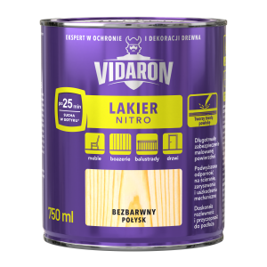 VIDARON Nitro 0,75L bezbarwny POŁYSK