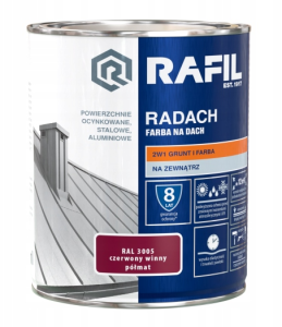 RADACH  0,75L CZERWONY WINNY półmat RAL3005