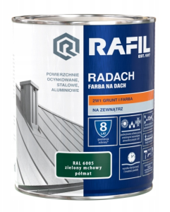 RADACH  0,75L zielony mchowy RAL6005