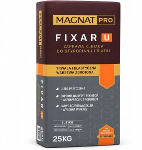 Klej Magnat PRO FIXAR U do siatki i styropianu 25kg