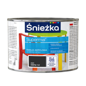 Supermal Akrylowa  0,4l Czarny Mat