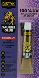 DISTYK Silikon Klej saurus glue 25ml CLEAR UV