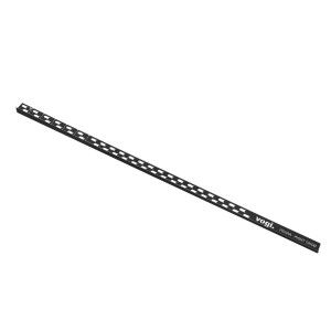 VOGI listwa spadkowa do szyby prysznicowej prawa 120 cm czarna