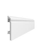 Listwa przypodłogowa ESPUMO ESP301 80mm BIAŁA 240cm
