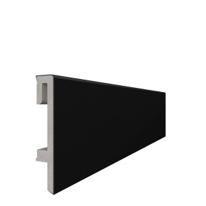 Listwa przypodłogowa ESPUMO ESP206 80mm CZARNA 240 cm