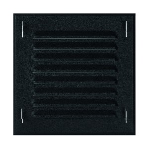 AWENTA Kratka kominowa czarna 14x14 cm