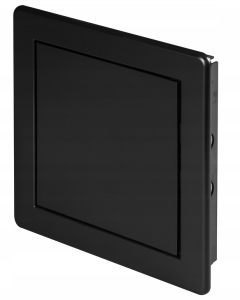AWENTA Drzwiczki rewizyjne ABS czarne 20x20 cm