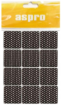 Podkładki filcowe kwadratowe 28x28 mm antypoślizgowe brązowe 12 sztuk