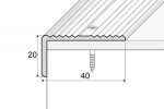 Kątownik A33 o długości 90cm ZŁOTO