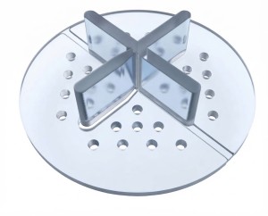 Wspornik tarasowy dystansowy 3mm transparentny