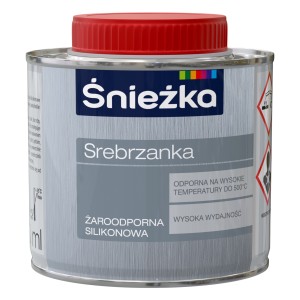 Emalia silikonowa 0,2l Śnieżka srebrzanka