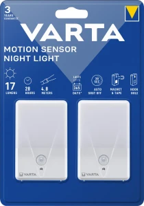 VARTA Lampka nocna LED z czujnikiem ruchu 2szt.