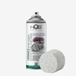 Spray HQS 400ml EFEKT KAMIENIA SZARY ŚREDNI