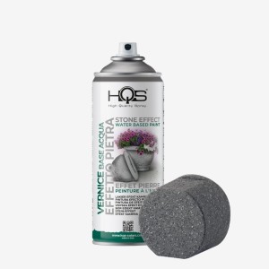 Spray HQS 400ml EFEKT KAMIENIA SZARY CIEMNY
