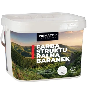 PRIMACOL Farba strukturalna baranek biała 10L
