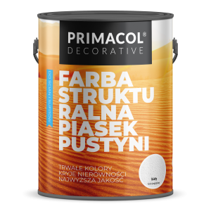 PRIMACOL Farba piasek pustyni biała 10L