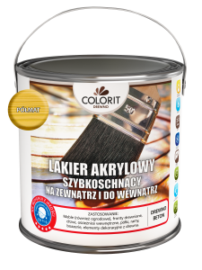 Lakier akrylowy 2,5L PÓŁMAT