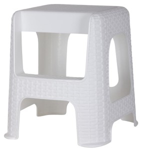 SEPIO Taboret z drabinką WHITE