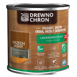 Lakierobejca 2w1 ORZECH JASNY 0,2 L