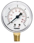 Manometr 63 mm 1/4" radialny 0-6 bar M6306R z Ferro
