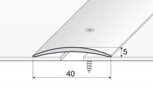 Listwa łączeniowa A13 o długości 90cm SREBRO 