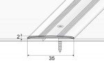 Listwa łączeniowa A08 o  długości 180cm SREBRO