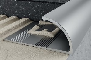 Narożnik aluminiowy owalny anoda srebrna 10 2,5mb