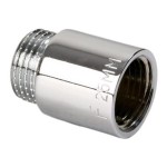 Przedłużka mosiężna 1-2" 10 mm chromowana P10C z Ferro