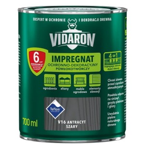 VIDARON Impregnat V16 Antracyt Szary 0,7l
