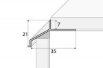 Listwa okapowa A 99 ZŁOTO 250cm