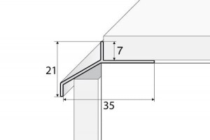 Listwa okapowa A 99 ZŁOTO 250cm