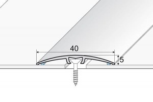 Listwa łączeniowa A64 z uszczelką silikonową o długości 90cm dąb z firmy Effector