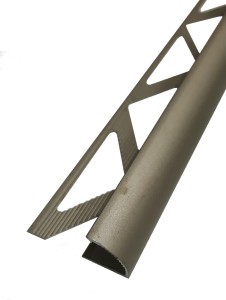 Narożnik aluminiowy owalny anoda oliwka 10 2,5mb