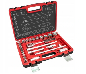 Zestaw kluczy nasadowych Dedra 25 szt 17K025