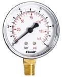Manometr 63 mm 1/4" radialny 0-10 bar M6310R z Ferro